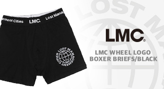 LMC WHEEL LOGO BOXER BRIEFS/BLACK